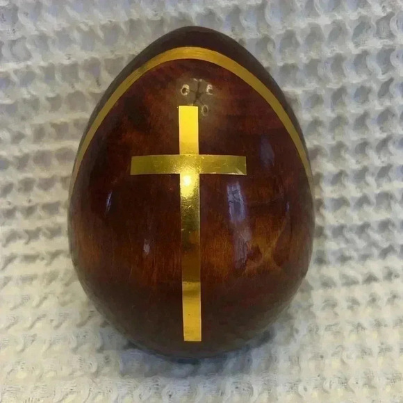 Orthodox Icon Wooden Egg - Picture 3 of 5
